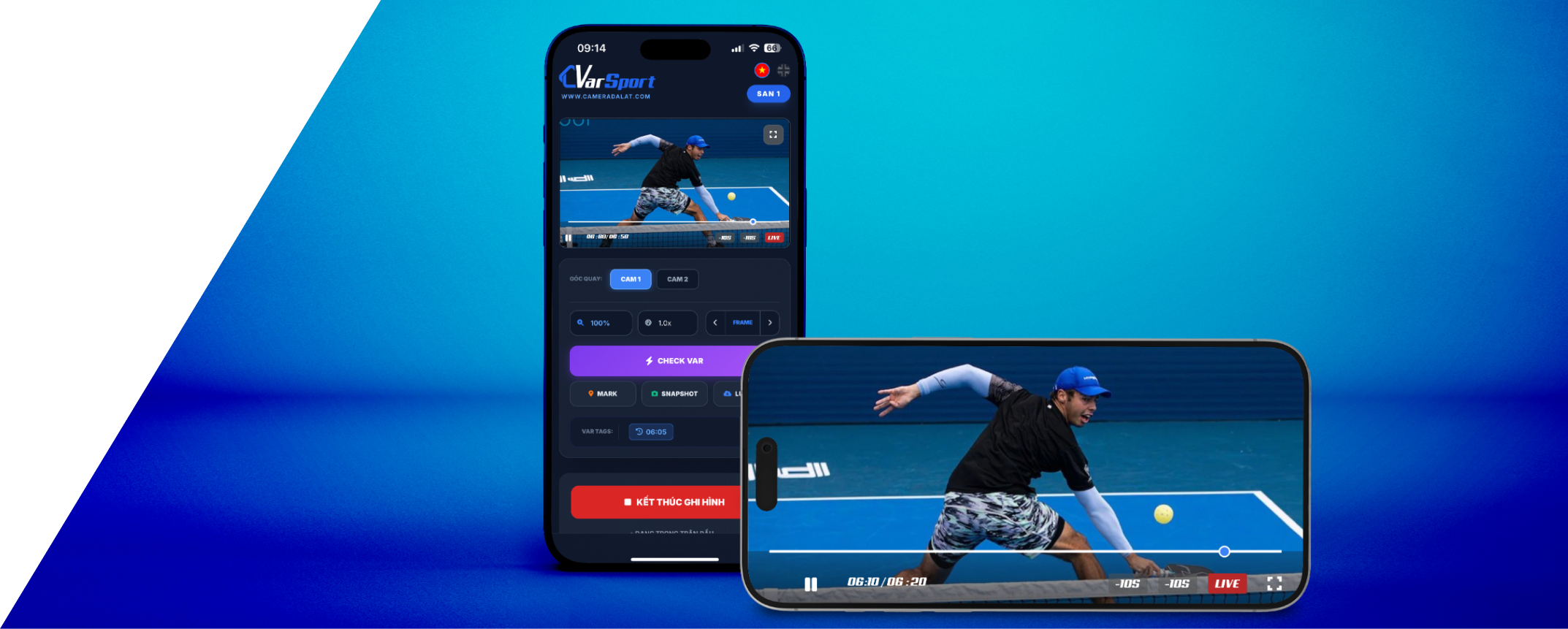 VarSport Camera VAR trực tiếp